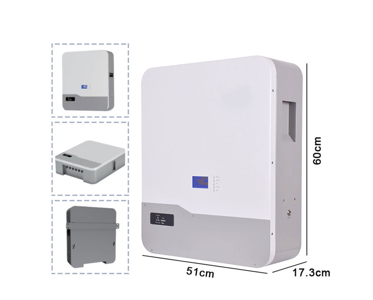 Rechargeable LiFePO4 Lithium 51.2V100ah Wall Mounted Battery